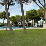 Apartamento Playa Xoriguer Con Piscina Y Jardin