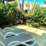 Apartamento Playa Xoriguer Con Piscina Y Jardin